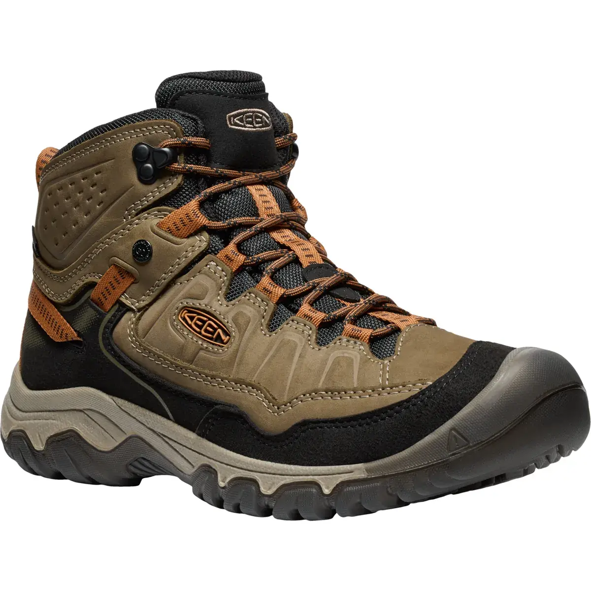Heren hoge wandelschoenen KEEN Targhee IV Mid WP Men sea turtle/roasted pecan