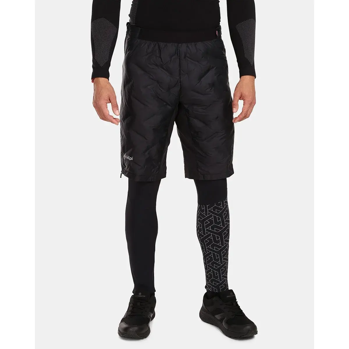 Kilpi Heren gevoerde korte broek Kilpi Fancy-M BLK