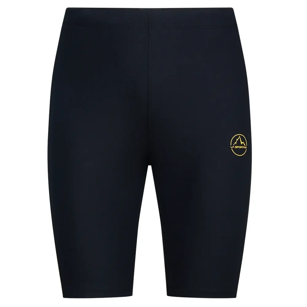 Heren korte broek La Sportiva TRIUMPH TIGHT SHORT black/yellow