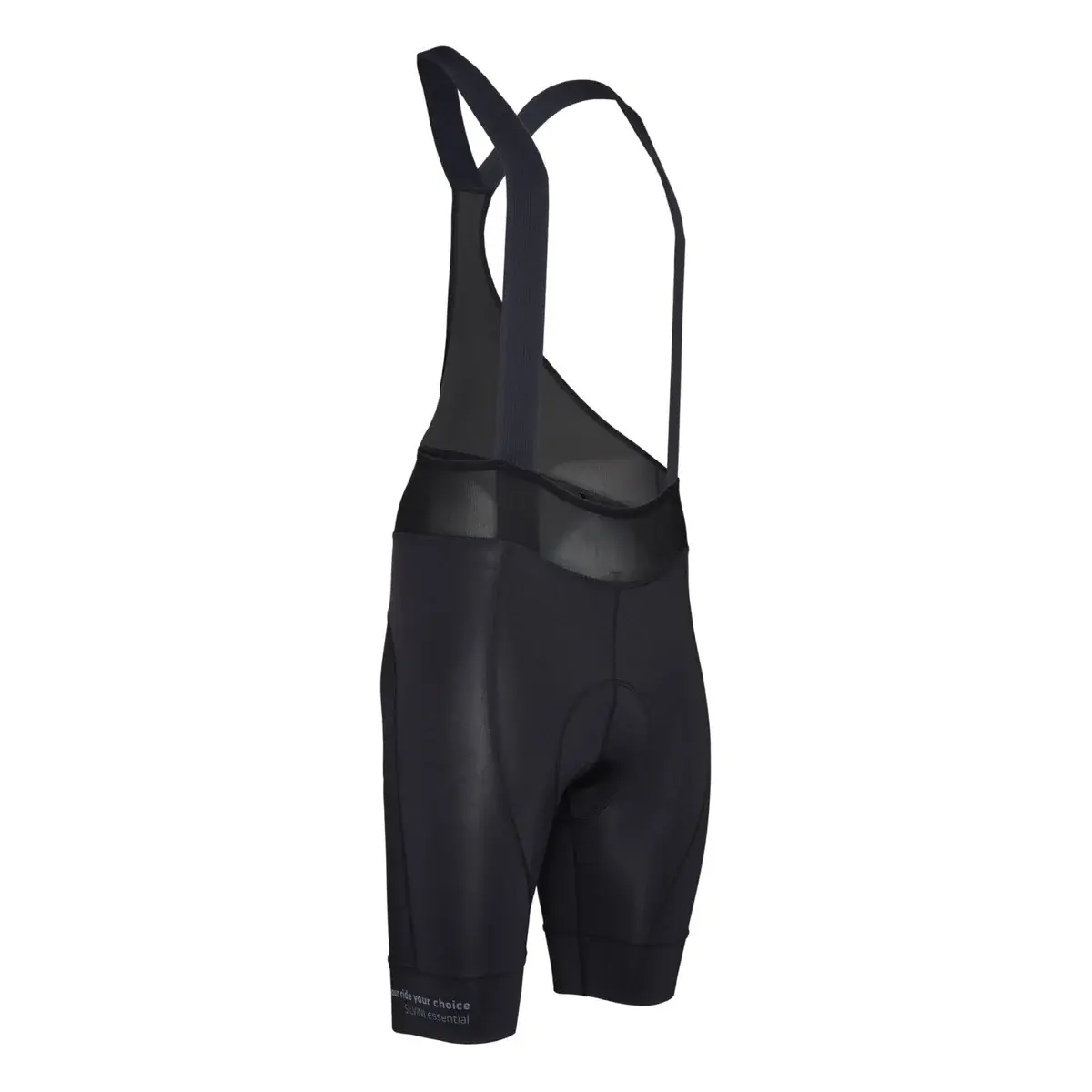 Silvini Heren korte broek Silvini met bretels MP2630 Fortore Bib black