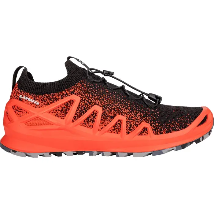 Heren lichte schoenen Lowa Fusion Lo red/black