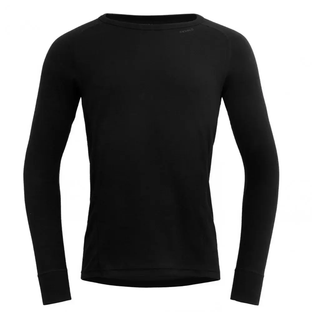 Heren merinoshirt Devold Duo Active 205 Shirt Man black