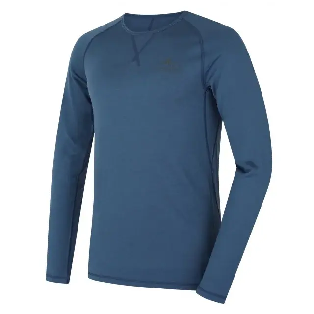 Husky Heren merinoshirt Husky MEROW M blue, maat