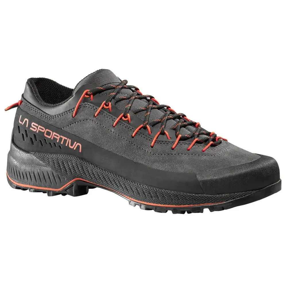 La Sportiva Heren approachschoenen La Sportiva TX4 Evo Carbon/Cherry Tomato