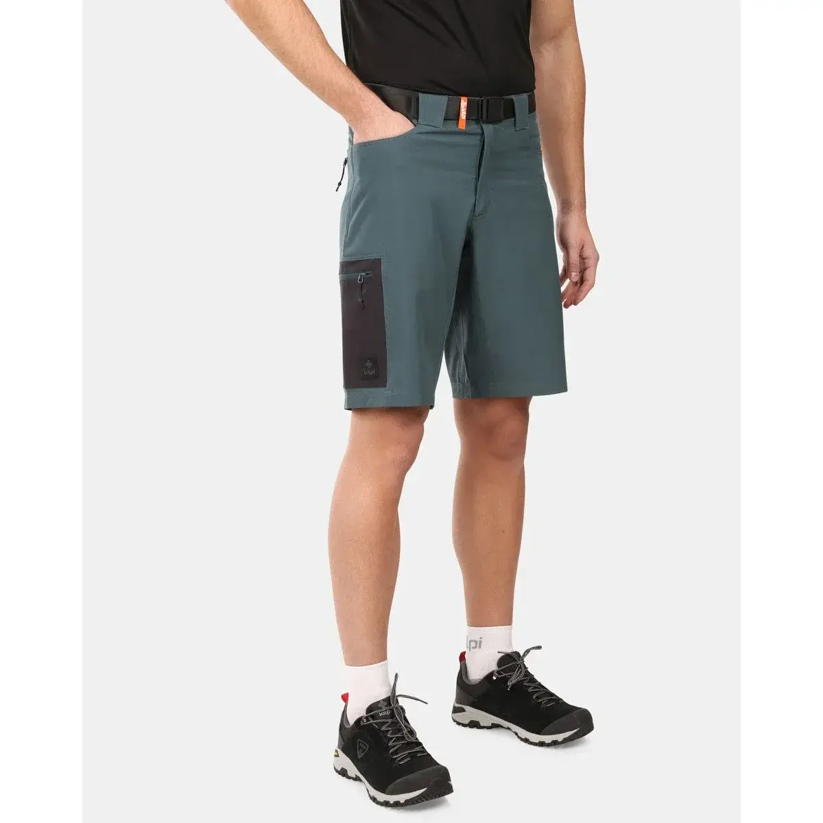 Heren outdoorshorts Kilpi NAVIA-M donkergroen