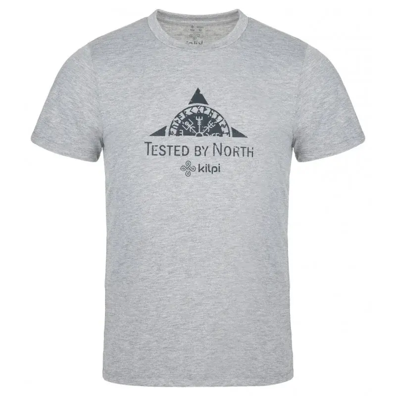 Heren outdoorshirt Kilpi Garove-M Lichtgrijs