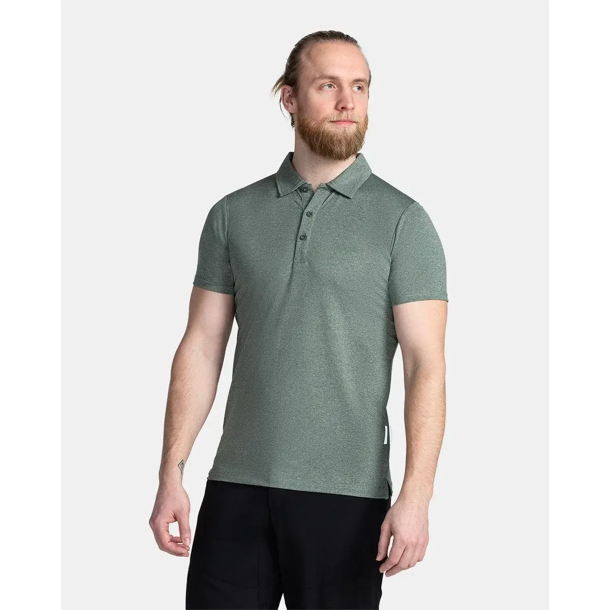 Heren poloshirt Kilpi OLIVA-M donkergroen