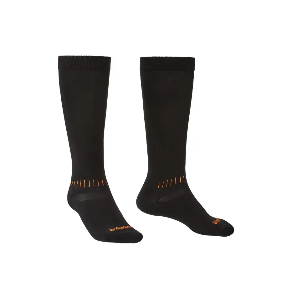 Bridgedale Herensokken Bridgedale Ski Race black/orange/009