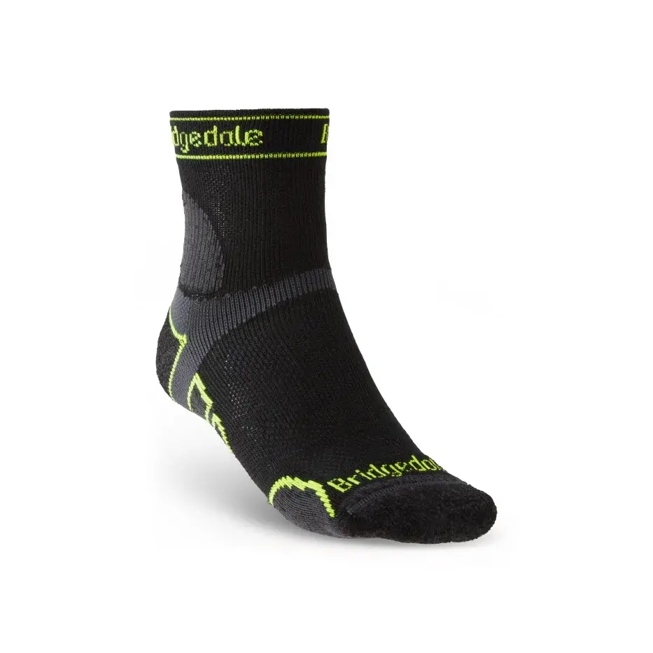 Bridgedale Heren hardloopsokken Bridgedale Trail Run LW T2 MS 3/4 Crew black