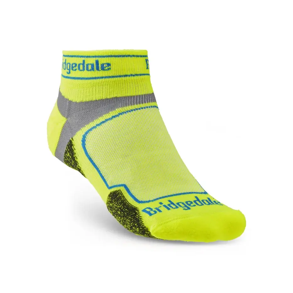 Bridgedale Heren hardloopsokken Bridgedale Trail Run UL T2 CS Low yellow