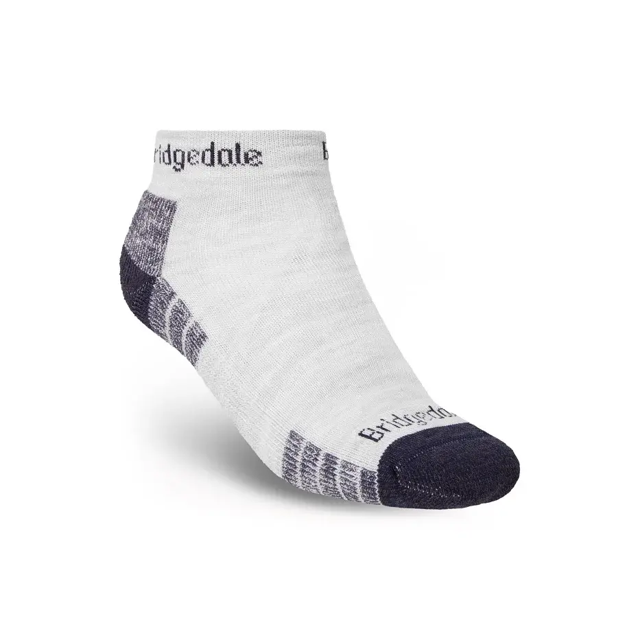 Bridgedale Herensokken Bridgedale Hike Lightweight Performance Ankle Silver/Navy