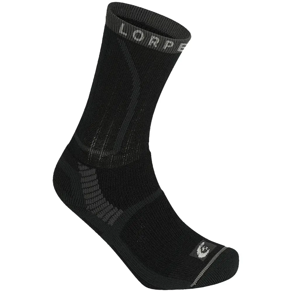Lorpen Herensokken Lorpen Midweight Hiker Eco ULTRABLACK