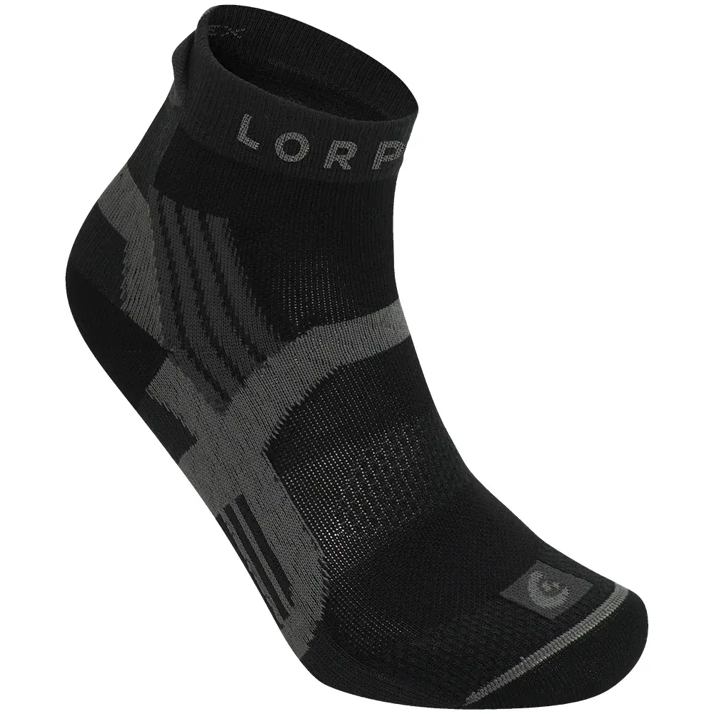 Lorpen Herensokken Lorpen Trail Running Eco 1887 TOTAL BLACK