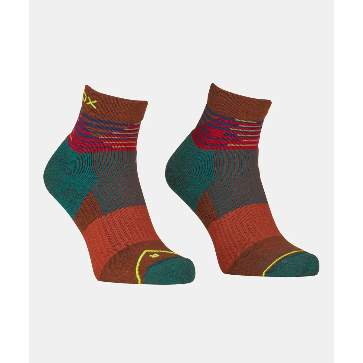 Ortovox Herensokken Ortovox All mountain Quarter Socks clay orange