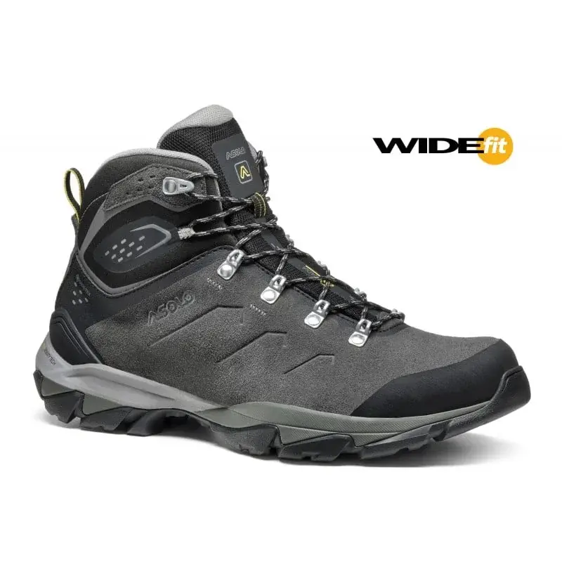 Asolo Heren brede wandelschoenen Asolo Acadia MID Lth GTX MW graphite/black