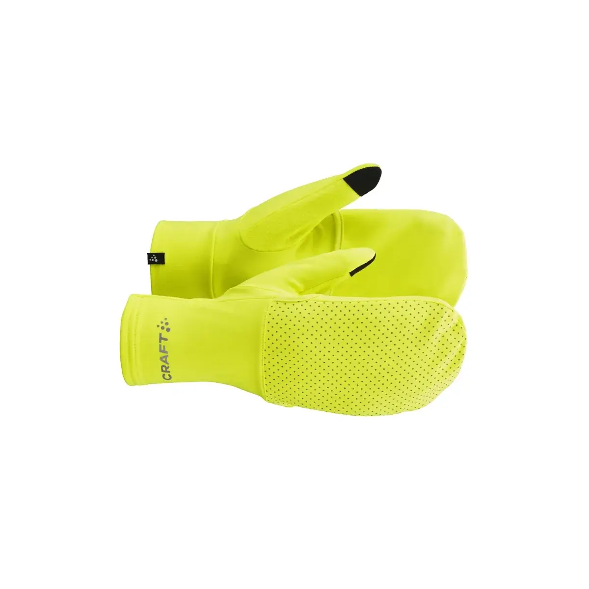 Herenhandschoenen Craft Lumen Fleece Hybrid 2 geel