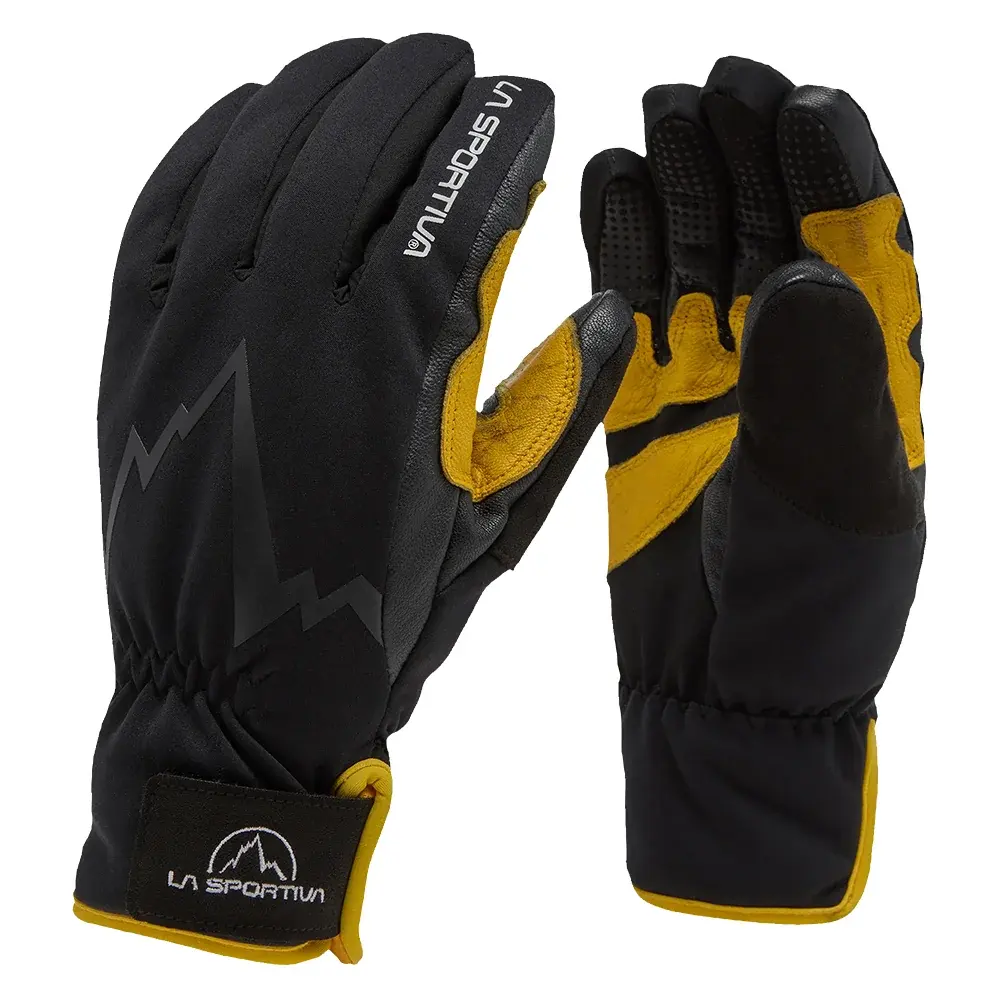 Herenhandschoenen La Sportiva Ski Touring Gloves black/yellow
