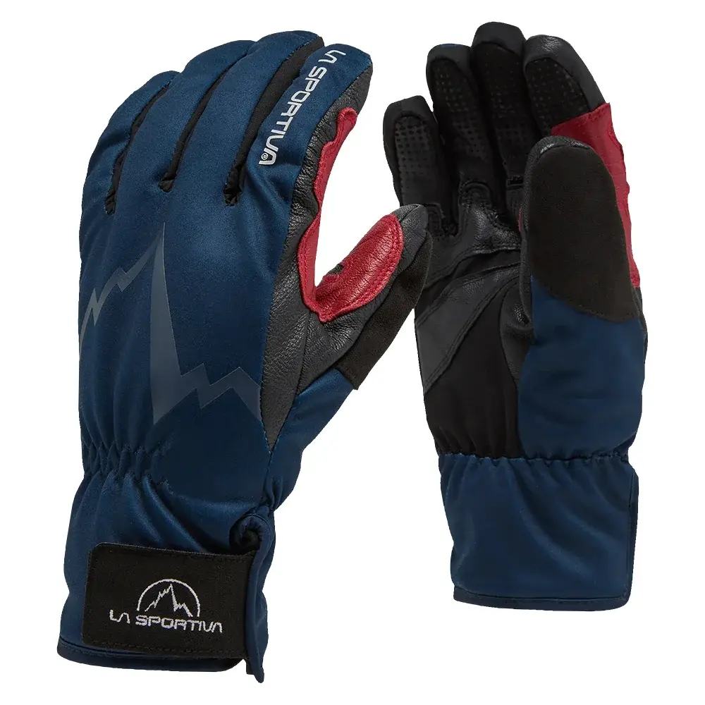 Herenhandschoenen La Sportiva Ski Touring Gloves storm blue/red