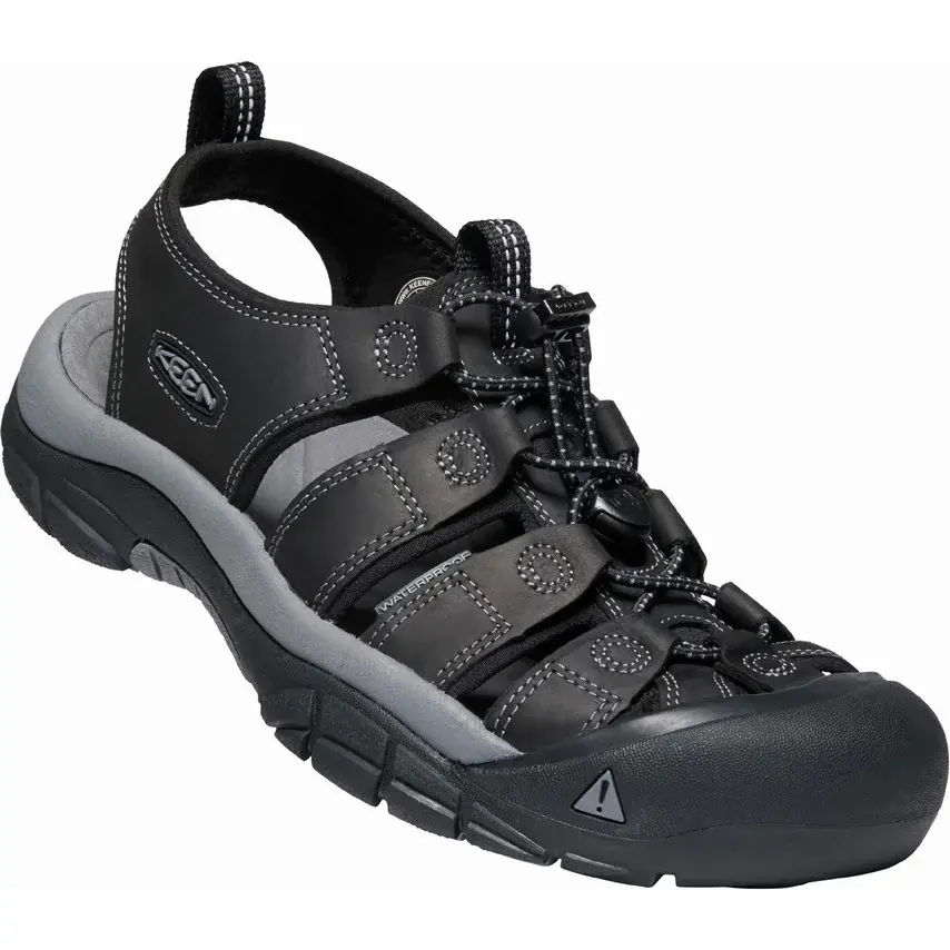 Herensandalen KEEN Newport Men black/steel grey