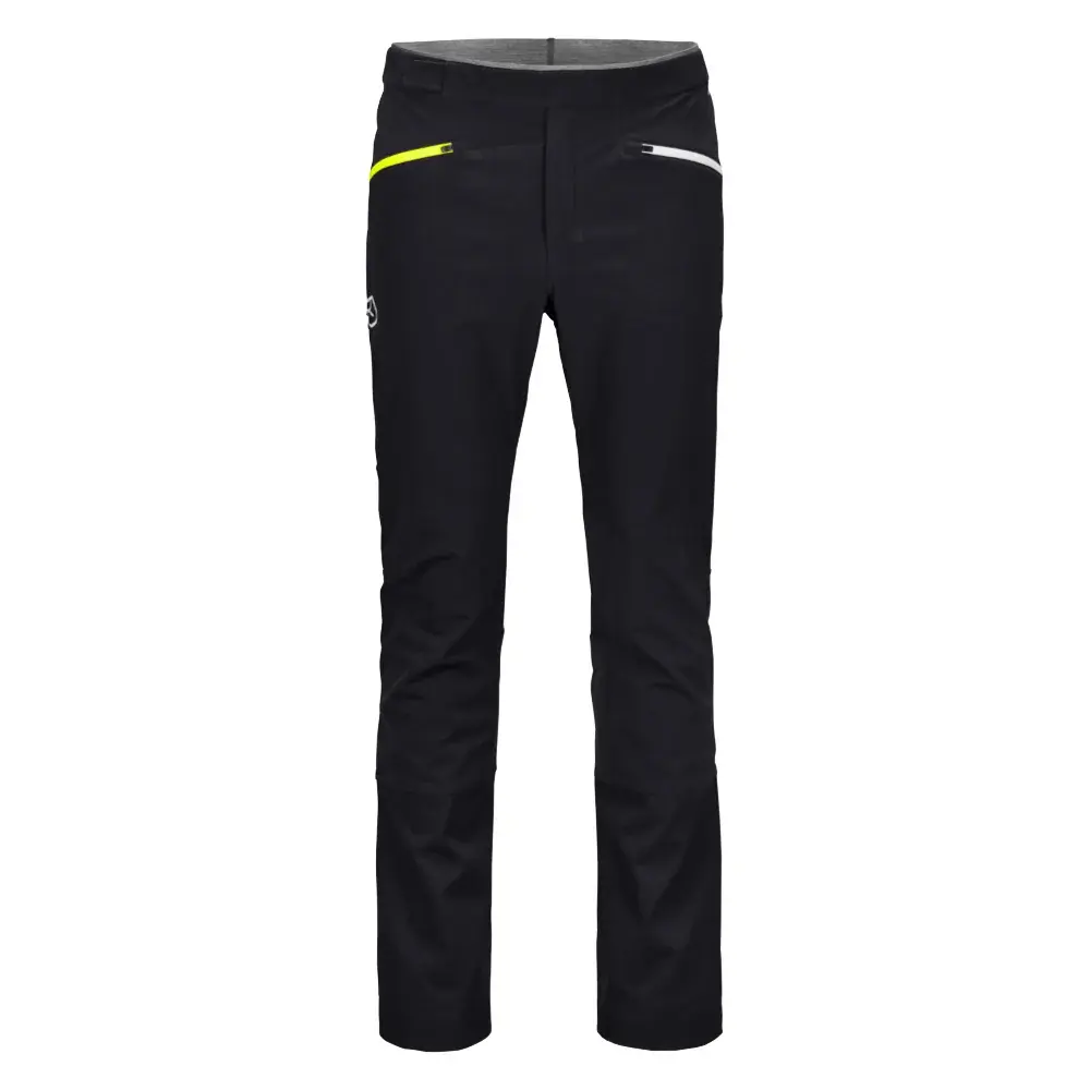 Ortovox Heren softshellbroek Ortovox Col Becchei Pants black raven