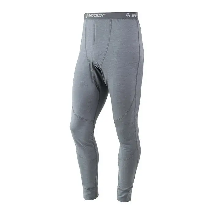 Sensor Heren thermobroek Sensor Merino Active lichtgrijs