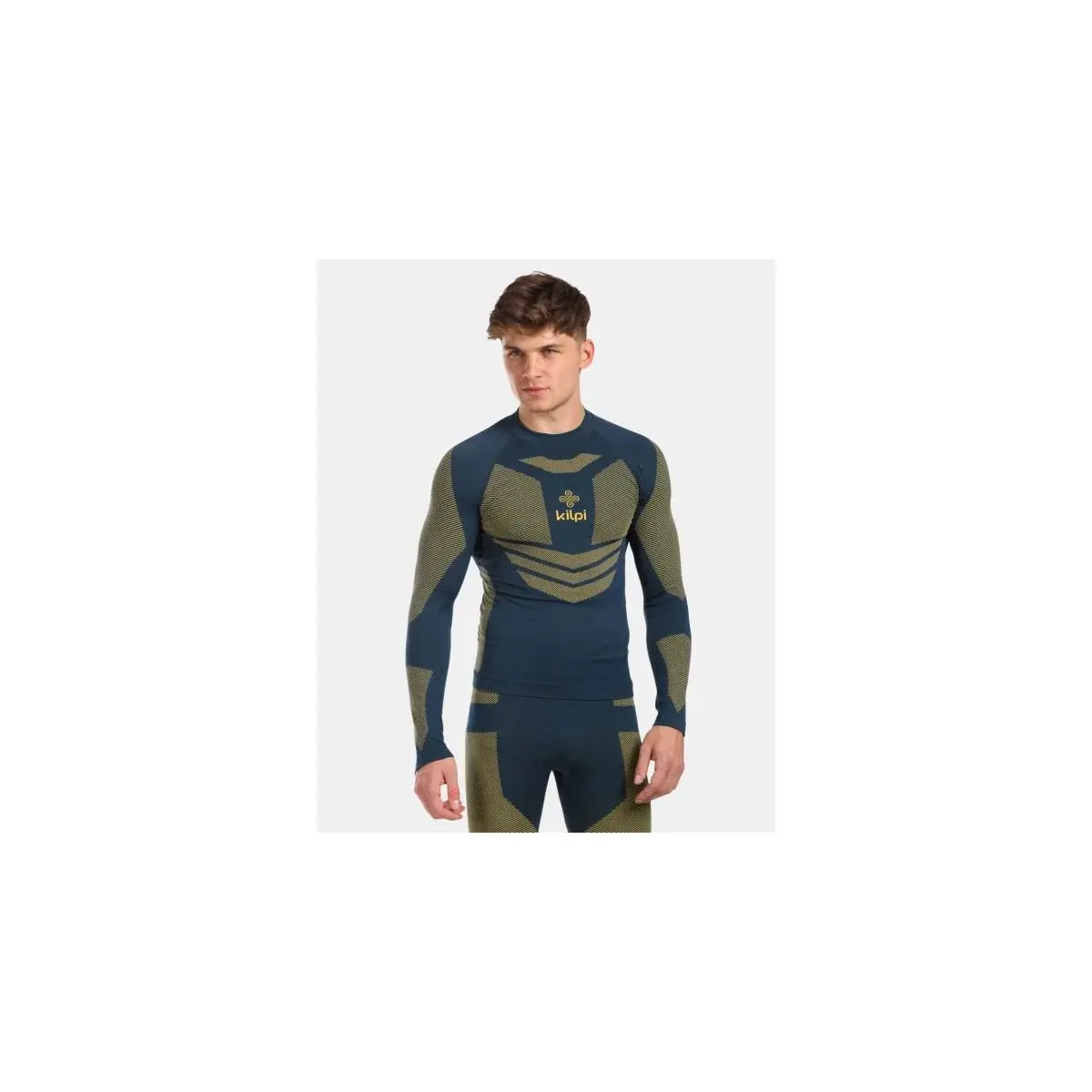 Kilpi Heren thermoshirt Kilpi Nathan-M donkerblauw/khaki
