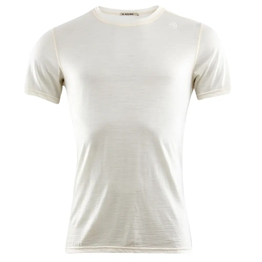 Heren thermoshirt Aclima LightWool Undershirt Tee nature