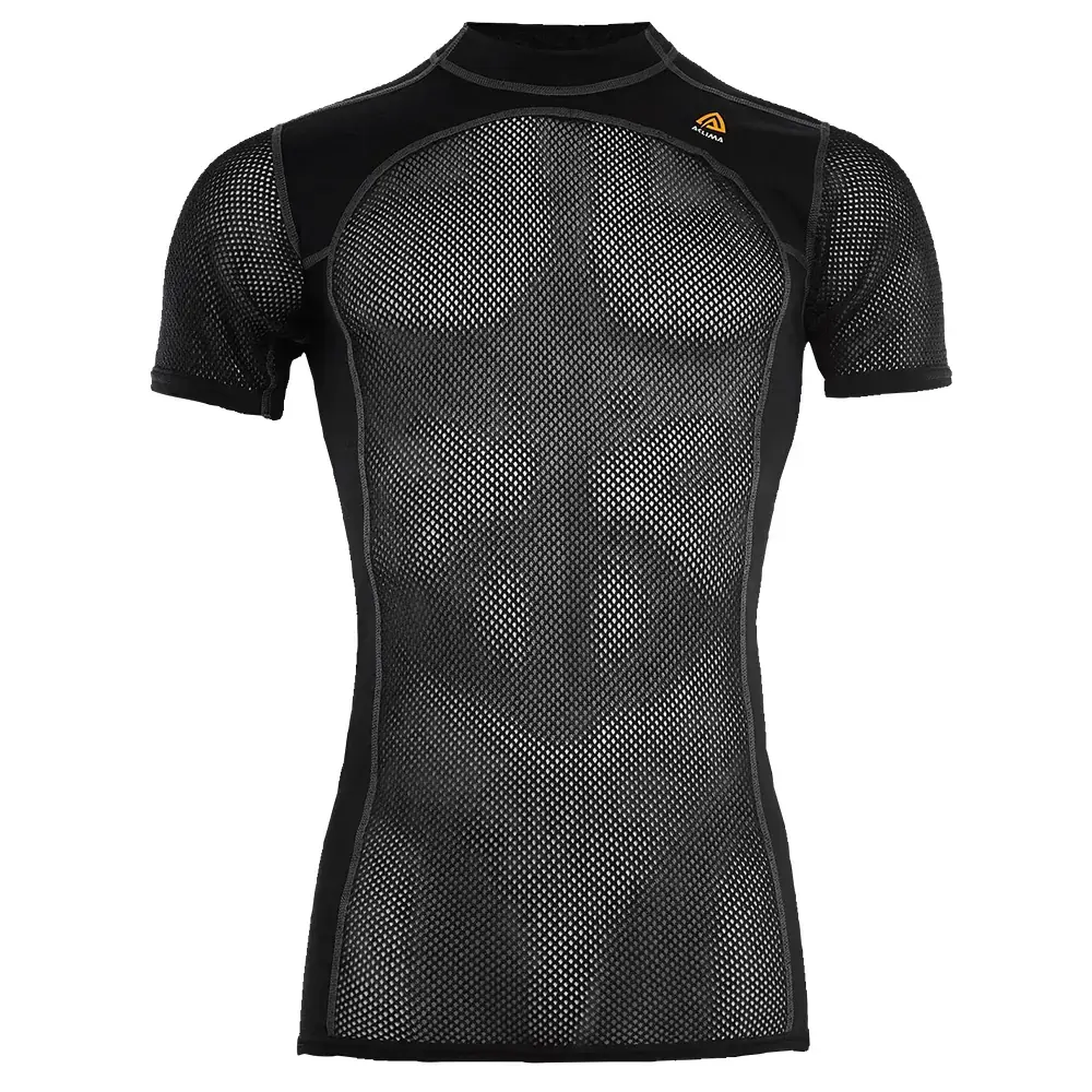 Heren thermoshirt Aclima WoolNet T-shirt jet black