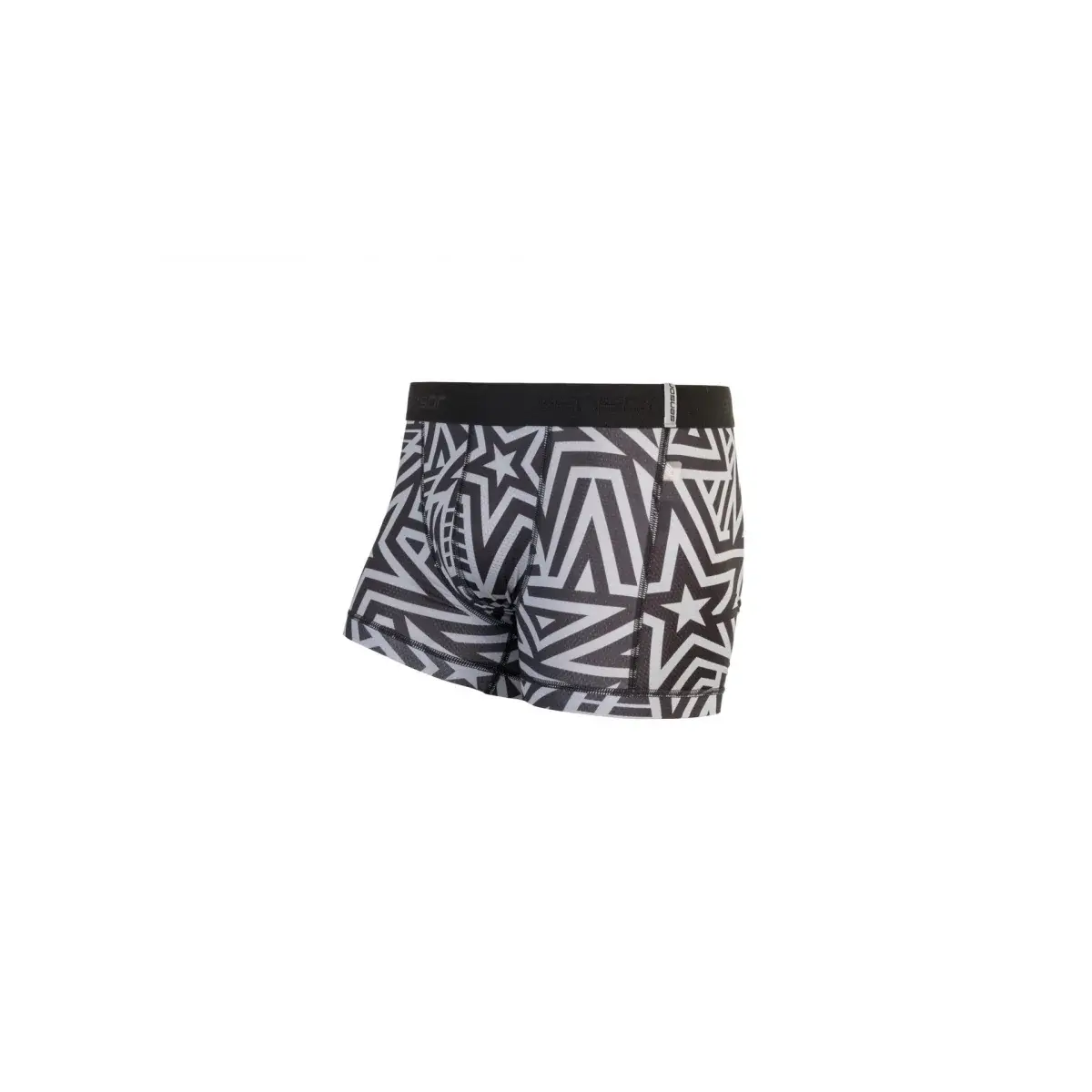 Sensor Herenboxershorts Sensor Coolmax Impress zwart/stars