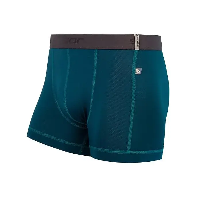 Sensor Heren functionele boxershorts Sensor Coolmax Tech saffier