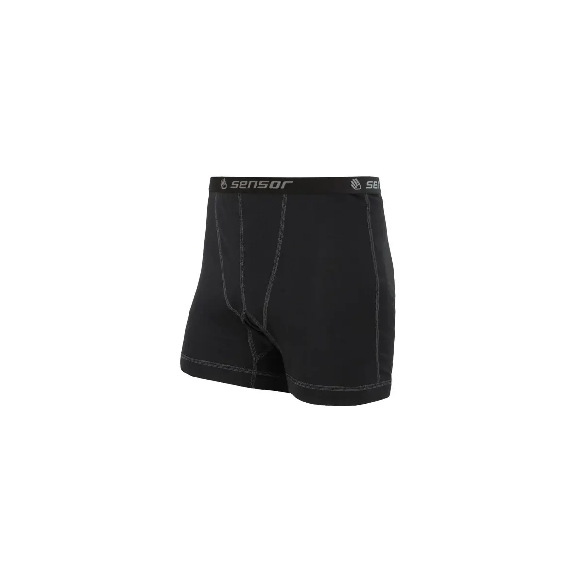 Sensor Herenboxershorts Sensor Double Face 2024 zwart