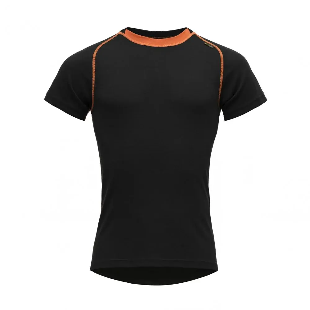 Heren functioneel shirt Devold Basic Man T-Shirt Black