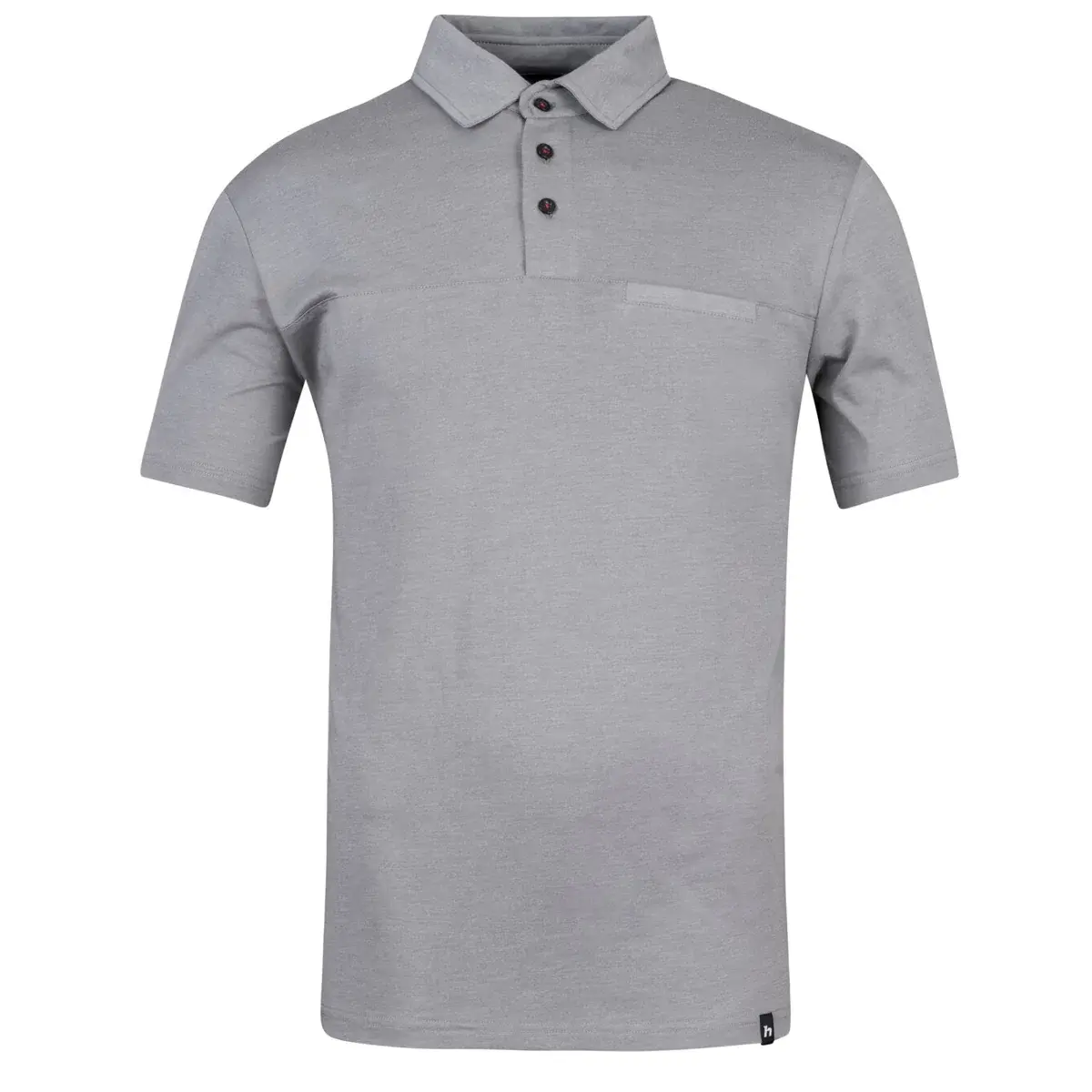 Herenshirt Hannah Kajan steel gray mel