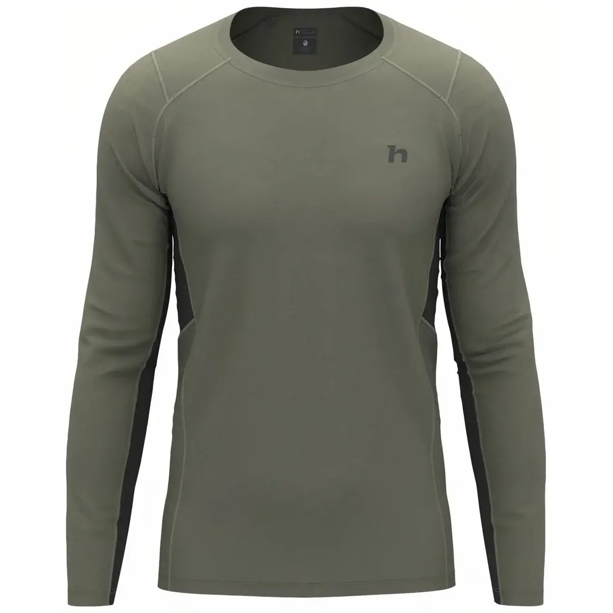 Herenshirt Hannah Taran L/S tea leaf/anthracite
