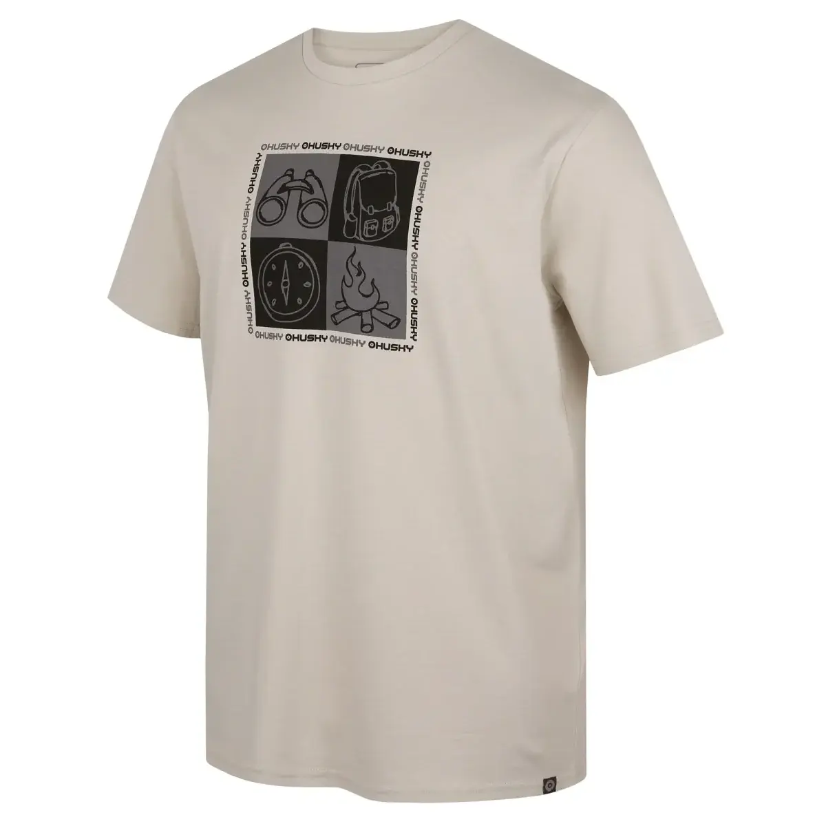 Herenshirt Husky Tee Square M grey
