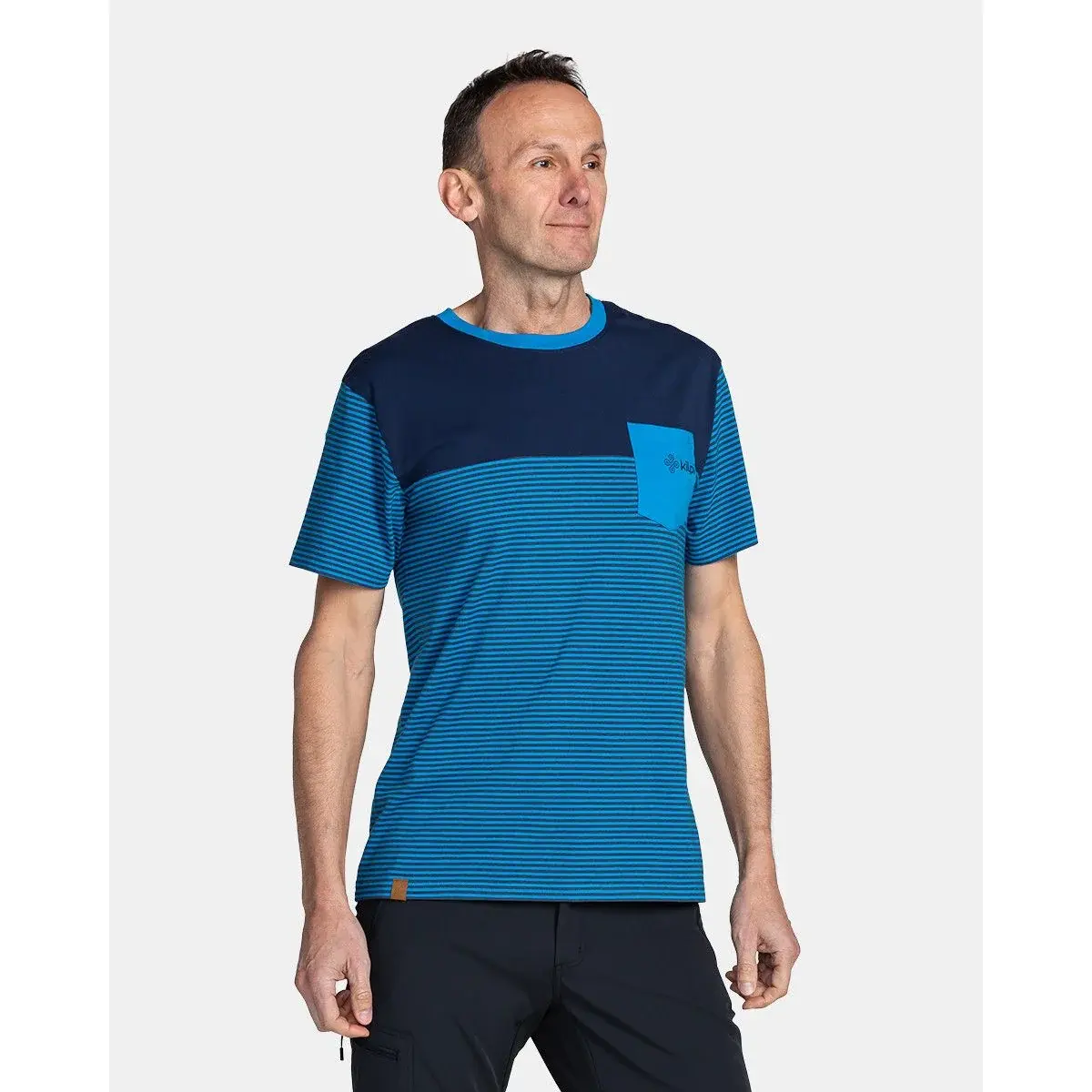 Heren katoenen shirt Kilpi Sorga-M donkerblauw