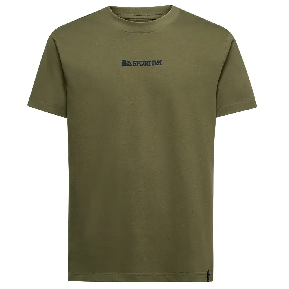 La Sportiva Herenshirt La Sportiva Eighties Logo cypress/night sky