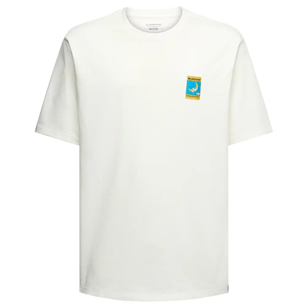 La Sportiva Herenshirt La Sportiva Moon Patch T-Shirt chalk