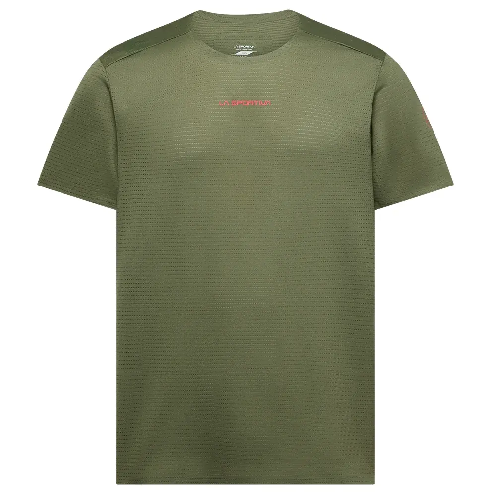 La Sportiva Herenshirt La Sportiva PURE cypress/mountain red