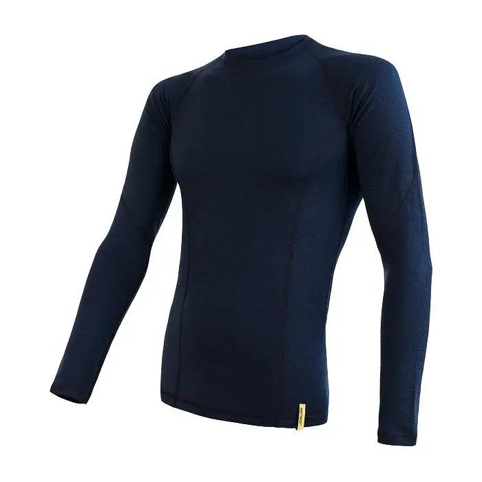 Sensor Heren functioneel shirt met lange mouwen Sensor Merino DF deep blue