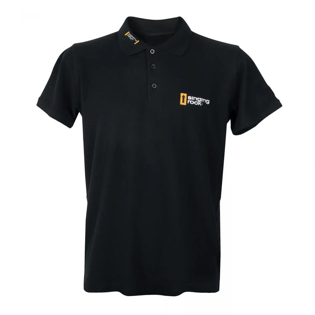 Herenshirt Singing Rock Polo shirt zwart