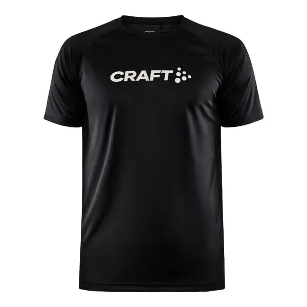 Heren functioneel shirt Craft CORE Unify Logo zwart