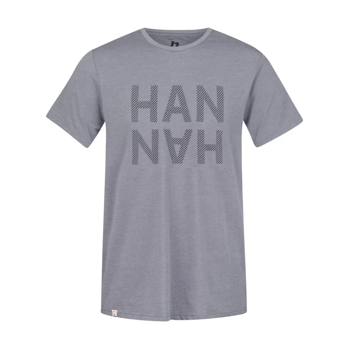 Herenshirt Hannah Grem steel gray mel (black)