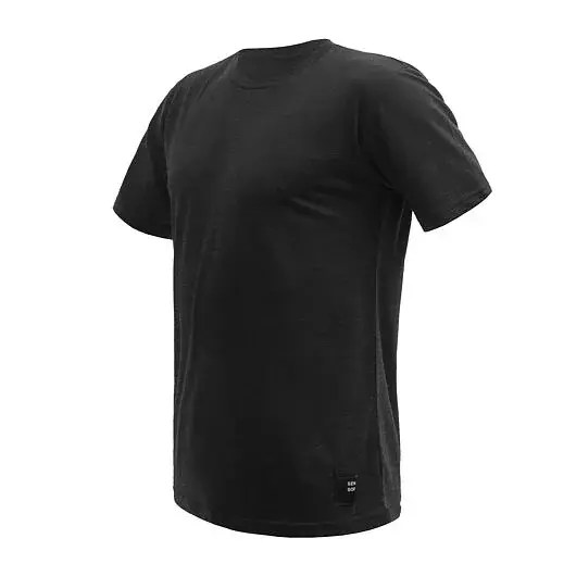 Sensor Heren shirt met korte mouwen Sensor MERINO CORDURA zwart