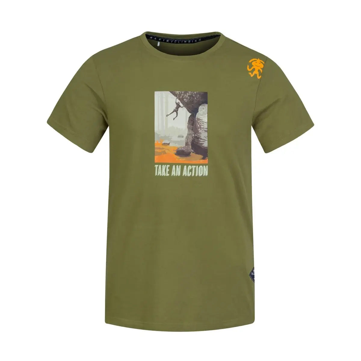Herenshirt Rafiki Arcos avocado