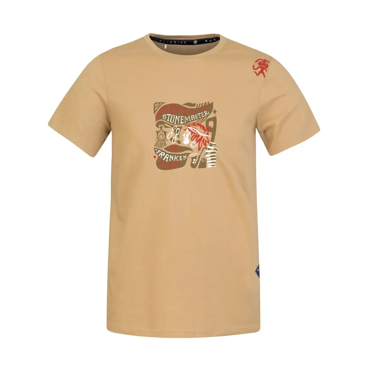 Rafiki Herenshirt Rafiki Arcos iced coffee