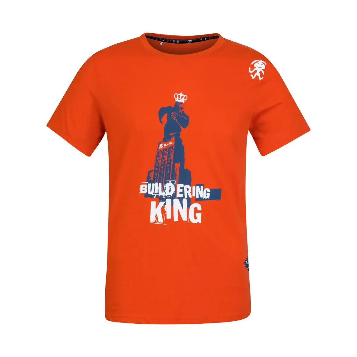 Herenshirt Rafiki Arcos red clay
