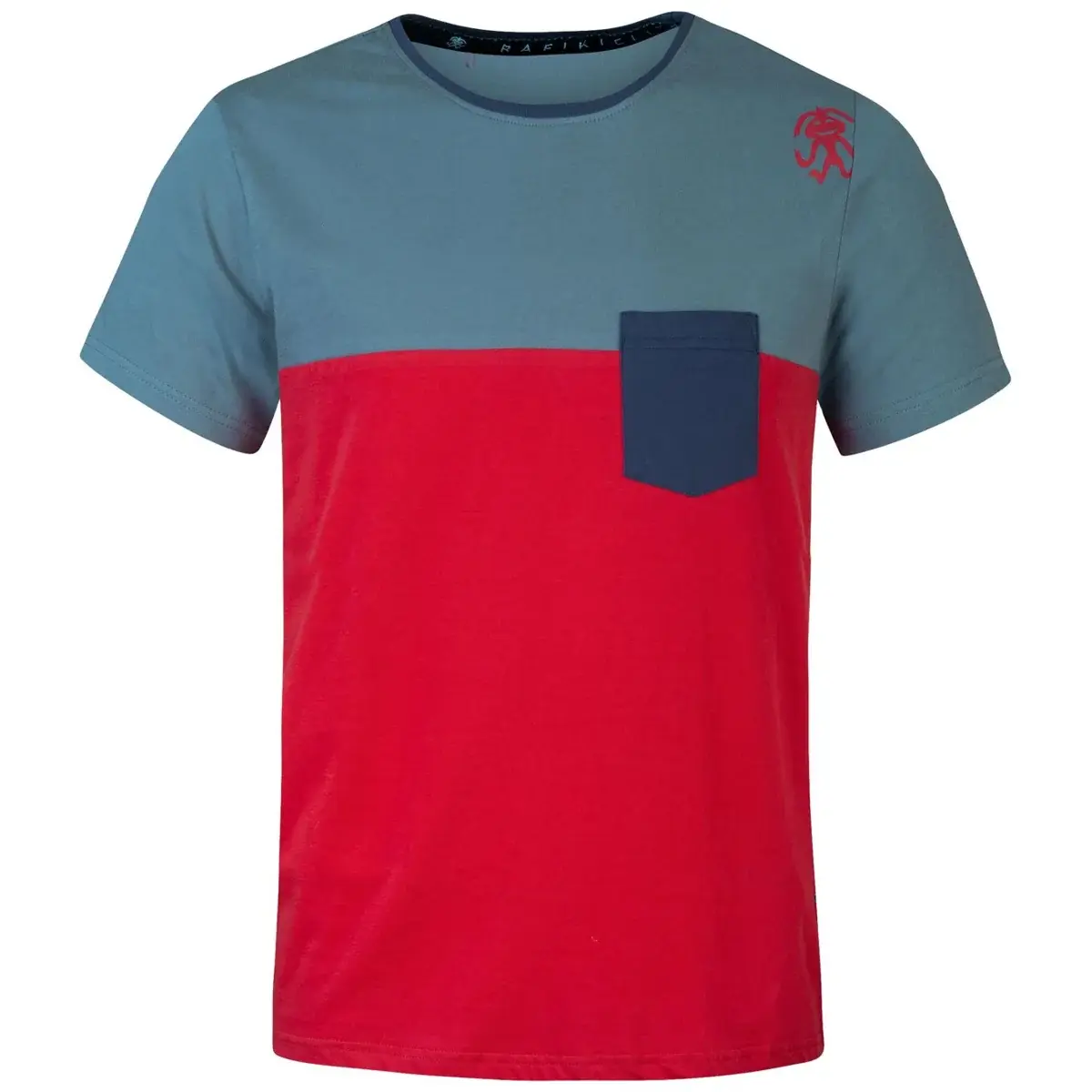 Herenshirt Rafiki Grab LT american beauty/stormy
