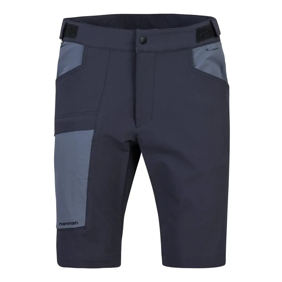Heren waterafstotende korte broek Hannah Verne 2 Anthracite/dark slate