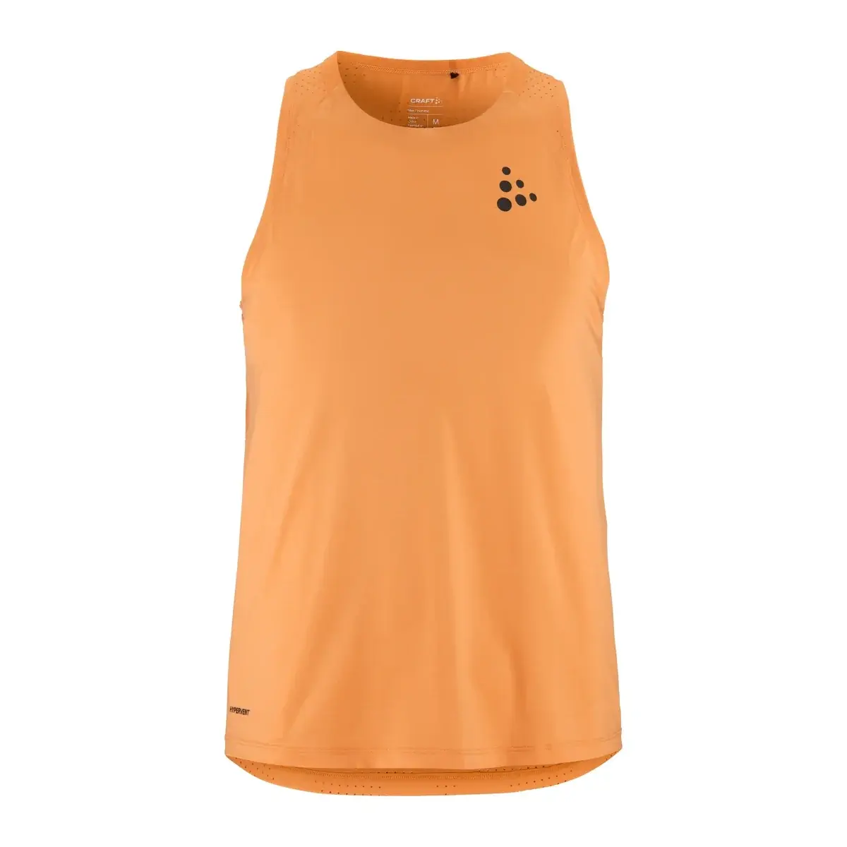 Heren hardloopsinglet Craft PRO Hypervent 2 oranje